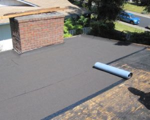 more work for flat roofing in rotherham - this picture is of a flat roof repair the team carried out