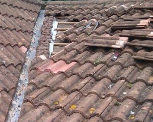 recent project for roof repairs in rotherham