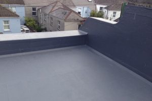 GRP flat roofing project by paul smoker roofing